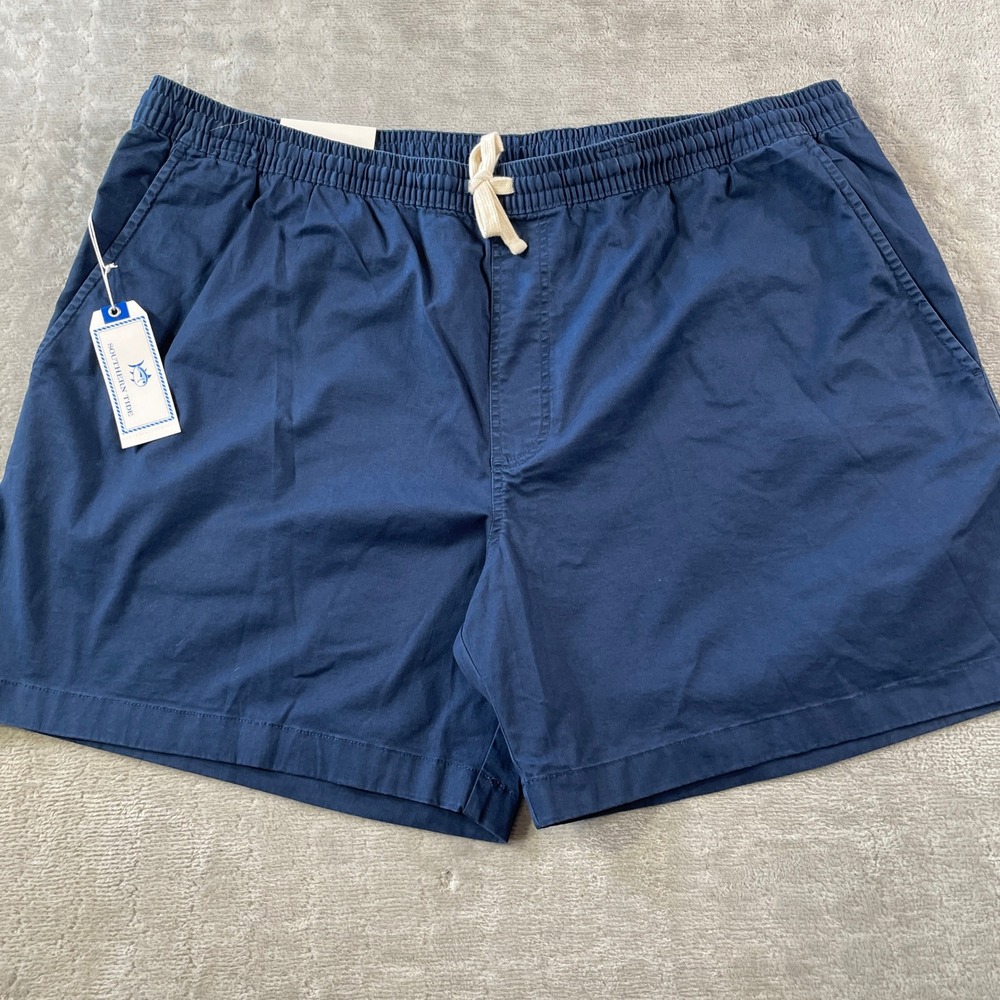 Southern Tide Sunfarer Shorts Mens XXL Blue 6" Beach Casual Resort Vacation